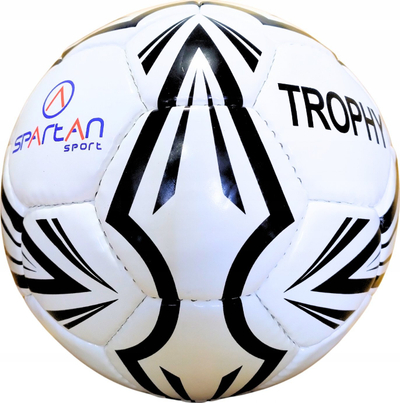 Top futbolli Spartan Trophy, numri 5, bardh e zi