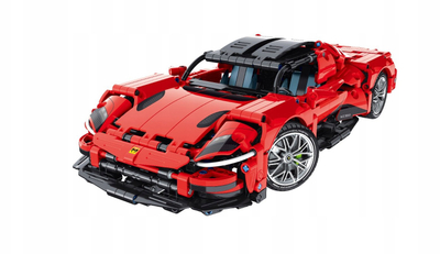 Set ndërtimi IM.Master Supercar 1:14, 1131 pjesë, makinë sportive, e kuqe