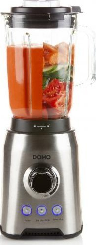 Blender DOMO DO710BL, 1000W, enë xhami 1.5L, inox argjendtë