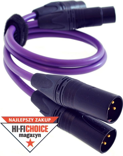 Kabllo Melodika XLR x2 - XLR x2, 1m, vjollcë