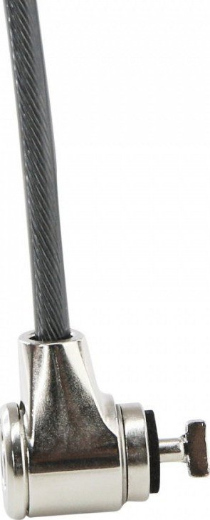 Kabllë sigurie Dicota BASE XX Laptop T Lock, 1.5m, me çelës, argjendtë