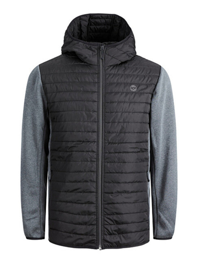 Xhaketë Jack&Jones PLUS JJEMULTI, e zezë/hirtë
