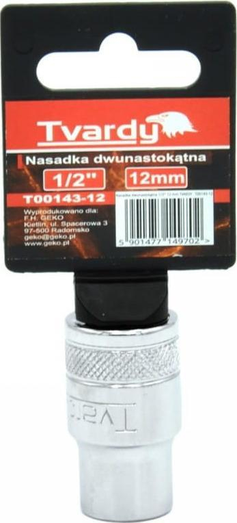 Çelës dymbëdhjetëkëndor Nstrn TVARDY, 1/2", 12 mm, i argjendtë