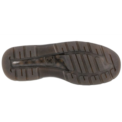 Këpucë burrash Dr. Martens Crewson Lo M DM31669001, lëkurë natyrale, shollë gome AirWair, të zeza
