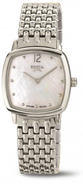 Orë dore për femra Boccia Titanium 3353-01, e argjendtë