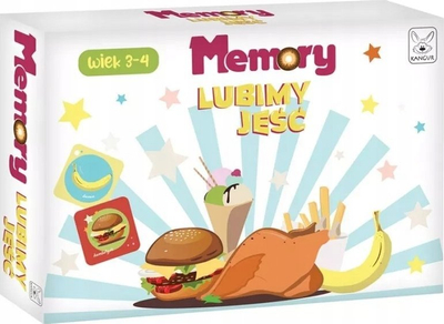 Lojë memorie We Love to Eat Kangaroo, 24 kartela, për fëmijë
