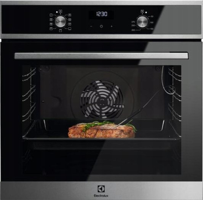 Furrë e integrume Electrolux EOE5C71X, multifunksionale, inoks me xham të zi