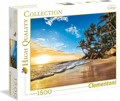Puzzle Clementoni Tropical Sunrise, 1500 elemente