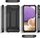 Këllëf telefoni Hybrid Armor për Samsung Galaxy A32 5G, material TPU PC, mbrojtje e fortë, i zi