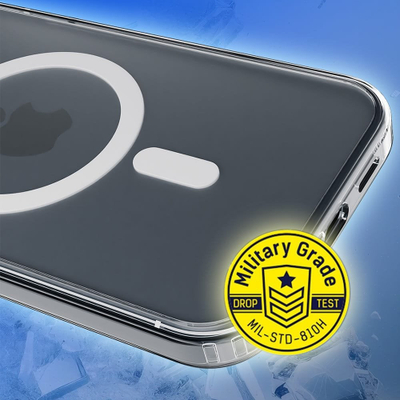 Futrollë 3mk Frosty MagCase për iPhone 14, MagSafe, e zezë