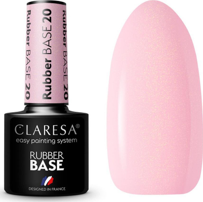 Bazë geli për thonj Claresa Rubber Base, Shade 20, UV LED, 5 g
