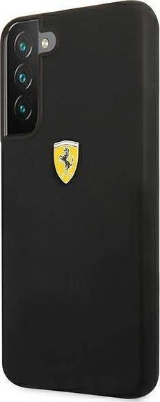 Mbulesë telefoni Ferrari FESSIHCS22SBK On Track Silicone, për Samsung Galaxy S22, silikon, e zezë