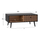 Tavolinë lounge Charleen HM8668 100×50×40,5 cm, zezë