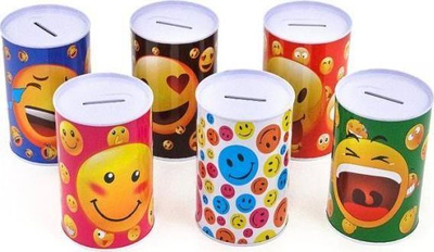 Kumbare metal Adar Smiley, 13 x 8 cm, ngjyra MIX