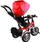 Трицикло Leantoys PRO500, за деца, црвена боја