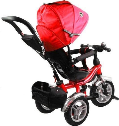 Трицикло Leantoys PRO500, за деца, црвена боја