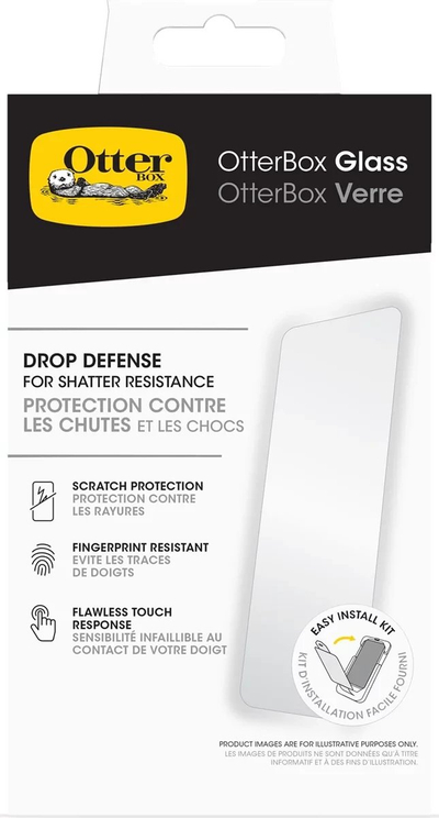 Xham mbrojtës OtterBox Glass për iPhone 16 Plus, super i tejdukshëm, i fortë ndaj gërvishtjeve, transparent