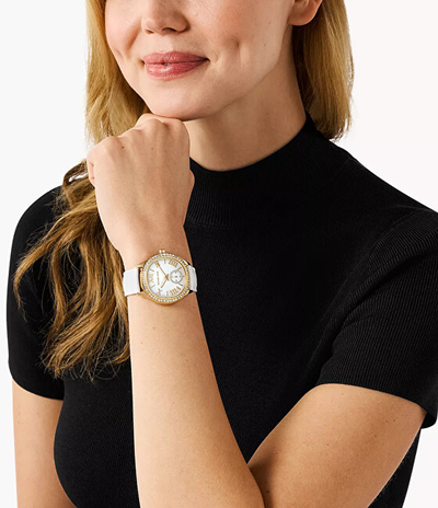 Orë për femra Michael Kors Sage MK4818, e bardhë