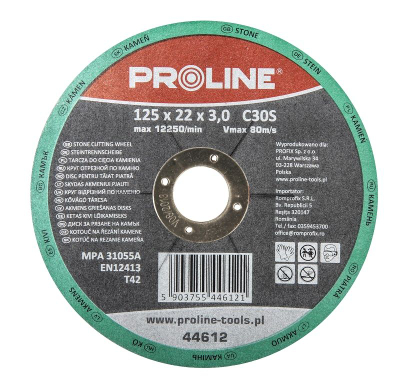 Disk prerës për gur Proline (44611), T42, 115mm