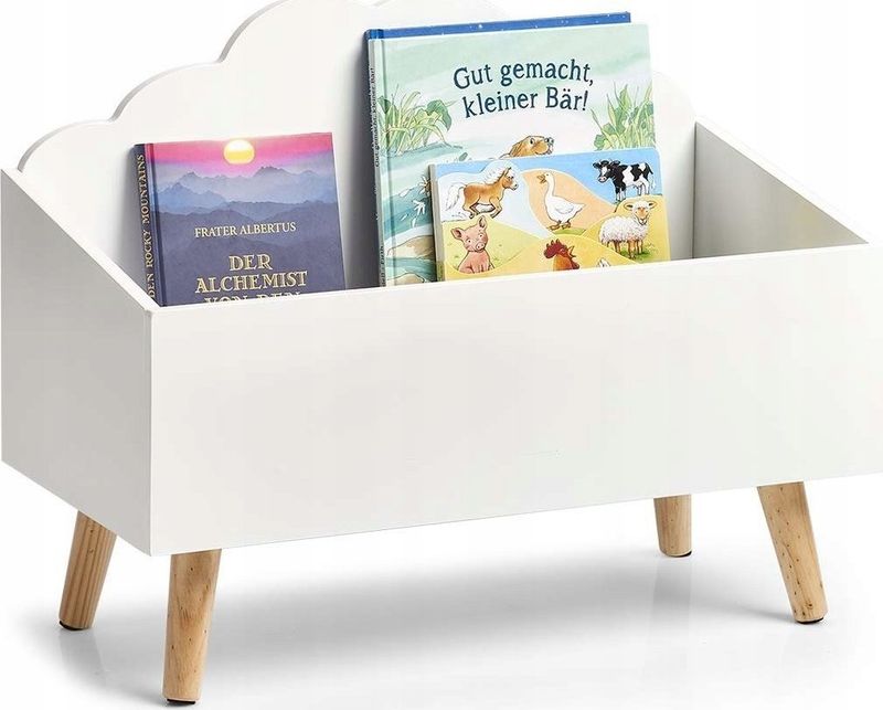 Kuti ruajtjeje për fëmijë Zeller Cloud 13503, MDF, 58 x 28 x 45 cm, e bardhë