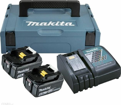 Set baterish me karikues Makita 197624, 18V, 5.0Ah, jeshil