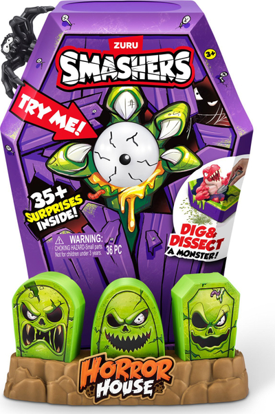 Lodër edukative Zuru Smashers Horror House 74124, me drita dhe tinguj, shumëngjyrëshe