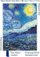 Fletore notash Flame Tree Vincent Van Gogh The Starry Night, formato Quarto, kapak magnetik, shumëngjyrëshe