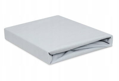 Çarçaf shtrati Babymatex Jersey për Chicco Next2Me Forever, 58x110x8 cm, gri