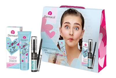 Set krem për fytyrë dhe maskarë Dermacol
