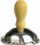 Prerëse raviolish Ravioli Cutter, dorezë e rehatshme, çelik inox, argjend