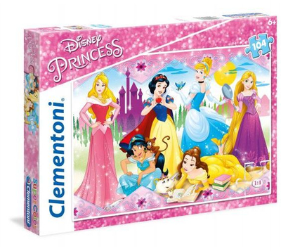 Lojë puzzle Clementoni Princesses, 104 elemente