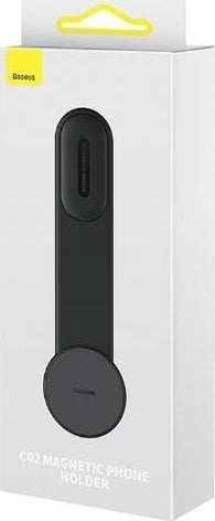 Магнетен држач за автомобил Baseus C02 Pro Series, безжично полнење, црн