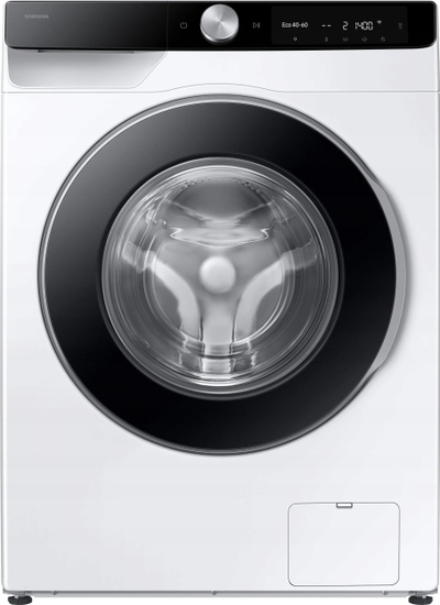 Lavatrice Samsung, 9kg, ngarkim frontal, A-10% efikasitet energjie, e bardhë