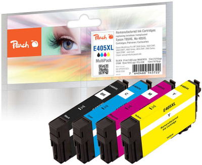 Set kartrixhesh Peach E5H6 XL, 4 copë, që zëvëndëson Epson 405XL