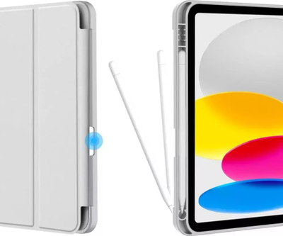 Mbulesë tablet Tech-Protect SC Pen për iPad 10.9" 2022, me mbështetës, gri