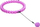 Set hula hoop fitness HMS HHW12 Plus Size me peshë, brez dobësimi BR163 Plus Size, vjollcë dhe i zi