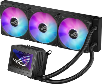Ftohës uji për proçesor ASUS ROG Ryujin III 360 ARGB, radiator 360 mm, 3x 120 mm ARGB, i zi
