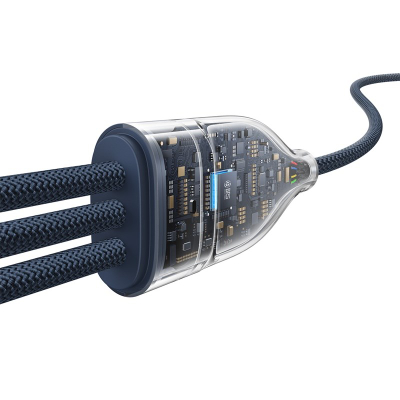 Kabllo karikimi Baseus Flash Series 3, 100W, 1.5m, blu
