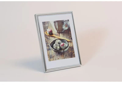 Рамка за фотографии Can-Can Frame, 15x20 cm, алуминиум, сјајна сребрена