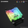 Bllok uji CPU Barrow High Performance AMD RGB, akrilik, i bardhë