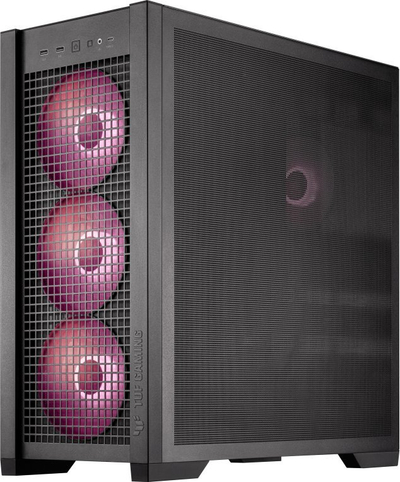 Kasë Asus TUF Gaming GT302 TG ARGB, e zezë, Midi Tower