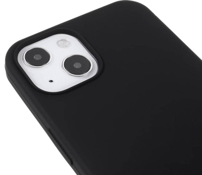 Mbrojtëse telefoni për iPhone 13, silikon, e zezë