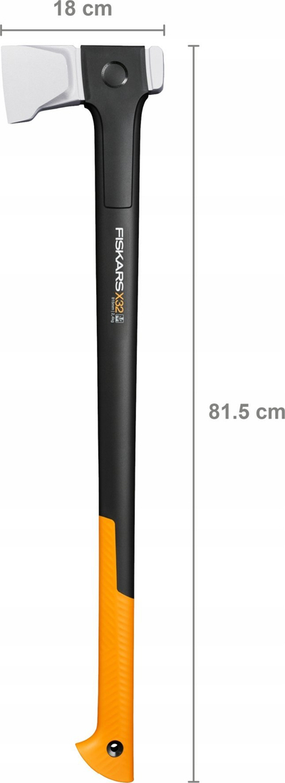 Sëpatë copëtimi Fiskars X-series X32, 1069108, dorezë FiberComp, portokalli e zezë