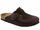 Sandale Birkenstock Boston, lëkurë nubuck, shollë ortopedike, kafe