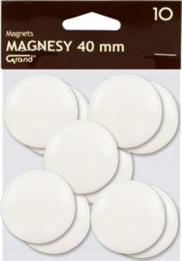 Magneta KW Trade, 40mm, të bardhë