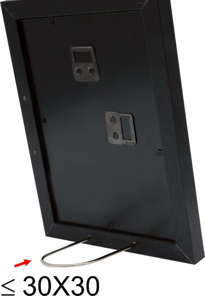 Рамка за фотографија Deknudt S66KF2 P1, 30 x 45 cm, стакло и MDF, црна мат
