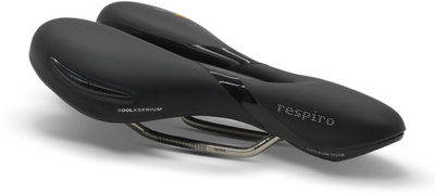 Седло за велосипед Selle Royal Respiro Soft Athletic, Royalgel, унисекс, црно
