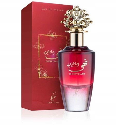 Parfum femëror Khadlaj Nuha Cherry Blush, Eau de Parfum, 85ml