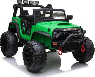 Makine elektrike per kalamaj Lean Sport Jeep JC666, me bateri, jeshile