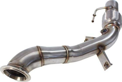 Downpipe TurboWorks BMW 114i 120i F20 F21 F22 F30 N13, 1.6T, çelik inoks